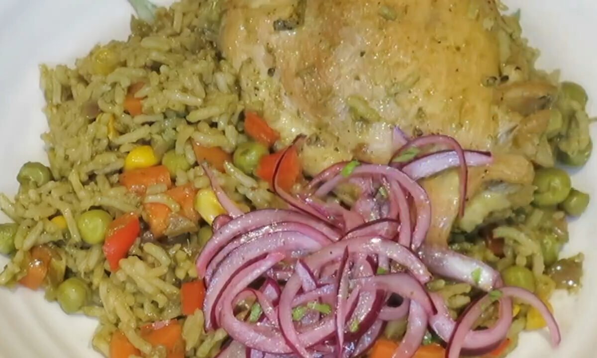 Authentic Peruvian Cilantro Chicken Rice (Arroz con Pollo) The Ultimate Comfort Food