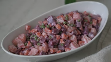 Easy Peruvian Recipes at Home Vibrant Peruvian Beet & Potato Salad (Ensalada Rusa)